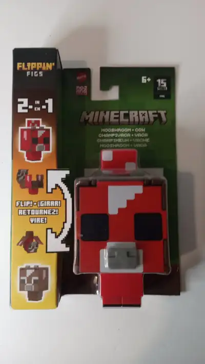 Minecraft Flippin' Figs Mooshroom + Cow action figure, View more