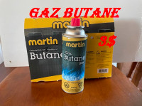 Gaz butane 9 onces  pour petit poêle