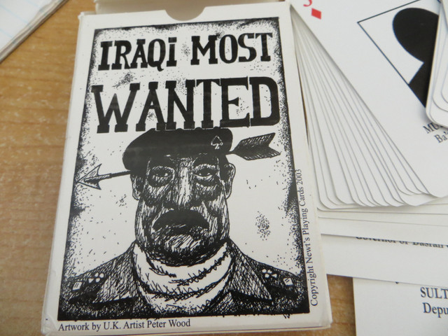 Iraqi Most Wanted deck of card in Arts & Collectibles in Trenton - Image 2