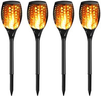 Solar Torch Light with Flickering Flame 33 LED Solar Lights Outd