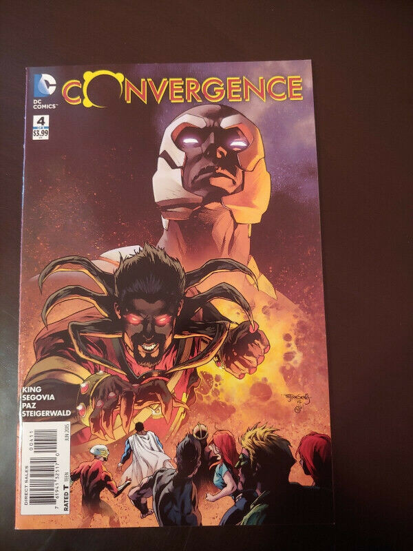 Convergence # 4 Regular Cover DC COMICS 1st Printing KING, VF/NM dans Bandes dessinées  à Longueuil/Rive Sud