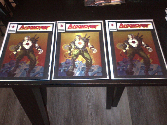 3 Bloodshot No. 1 comics from Feb 1993. Mint. in Comics & Graphic Novels in Sault Ste. Marie