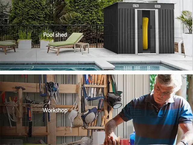 Relyard 4x6 Metal Garden Shed Outdoor Storage in Outdoor Tools & Storage in Mississauga / Peel Region - Image 9