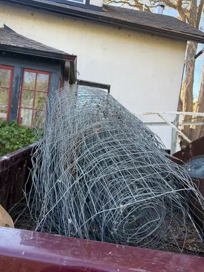 Roll of used wire fencing , View more