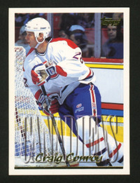 Craig Conroy Rookie Card Montreal Canadiens