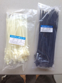 2 New Bags of Zip Ties / Nylon Straps / Cable ties – $8/bag