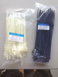 2 New Bags of Zip Ties / Nylon Straps / Cable ties – $8/bag