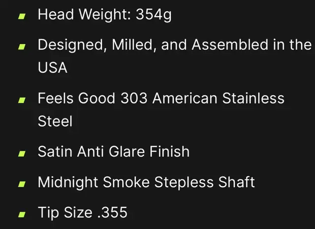 SWAG Golf Handsome One Ecto Blade Putter RH in Golf in Markham / York Region - Image 10