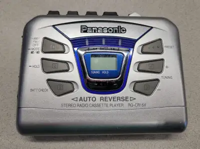 PANASONIC RQ-CR15V PERSONAL STEREO RADIO As Is Or For Parts, View more