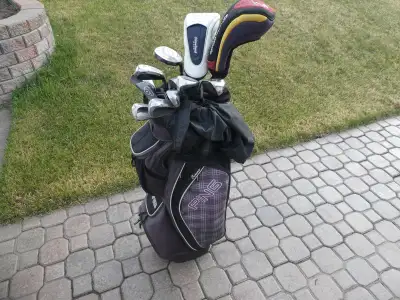 Ladies Right Hand Cleveland Golf Club set and PING Bag, View more