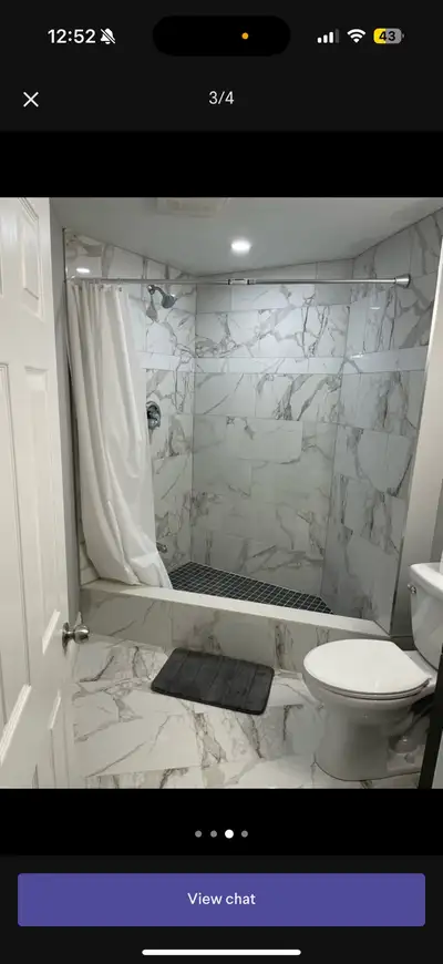 Private room with private washroom : $900. Room in sharing with private washroom , $500 each. Walkin...