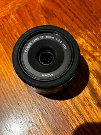 Canon EF 40mm 2.8 W/Sony lens adapter