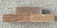 Bricks tricolour X 250 - price drop- size 7.5” X 2.5” X 3.25”
