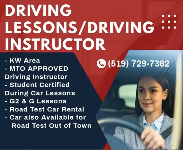 Driving Lessons / Driving Instructor / Road Test G2 and G