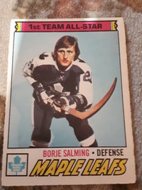 1977-78 O-Pee-Chee Hockey Borje Salming Card #150