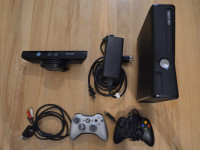 Xbox 360 Slim + Kinect Bundle (11 Games Included) - Like New
