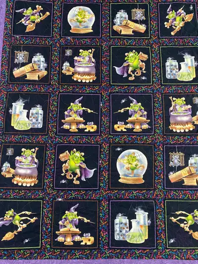 Handmade Quilt 47x55 1/2 inches, View more