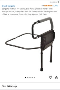 Sangohe Bed Rail, Bed Grab Bar Hamilton Ontario Preview