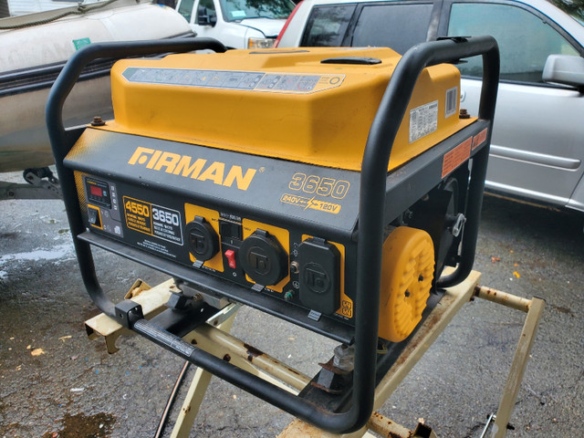 3650 watt Firman Generator in like new condition with 120/240V in Power Tools in Dartmouth