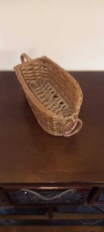 Wicker basket for vintage wine bottle63008306192643123