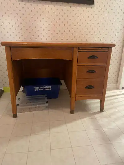 wood teachers desk , View more