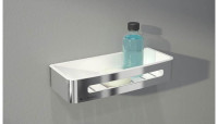 FLUERCO AURA SHOWER SHELF. VA115-18-11. BNIB White & Chrome.