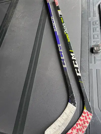 2 kids CCM Hockey Sticks right hand, View more