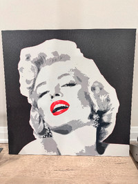 Marilyn Monroe canvas print from ikea