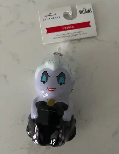 Disney Hallmark Decoupage Ornament Ursula, View more