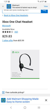 XBox Chat Headset.