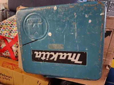 11" x 9"  Makita metal box, View more