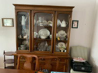 China Cabinet with hutch FREE FREE FREE