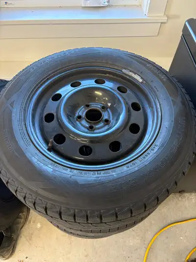 I have 4 new rims and winter tires in good condition atleast another winter left on them. They are o...