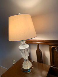 2 – High Quality Crystal Table Lamps with Shades