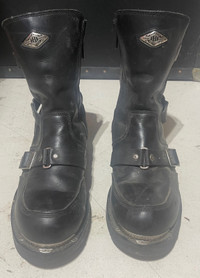 Harley Davidson leather motorcycle boots size 12 USA 
