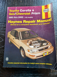Toyota Corolla repair manual