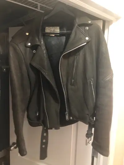 Mororcycle jacket fm Old Mill .  Cdn. Made 42”, View more