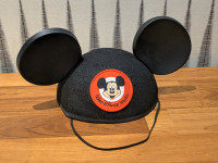 Walt Disney World Classic Black Mickey Mouse Ears Hat  Adult Siz