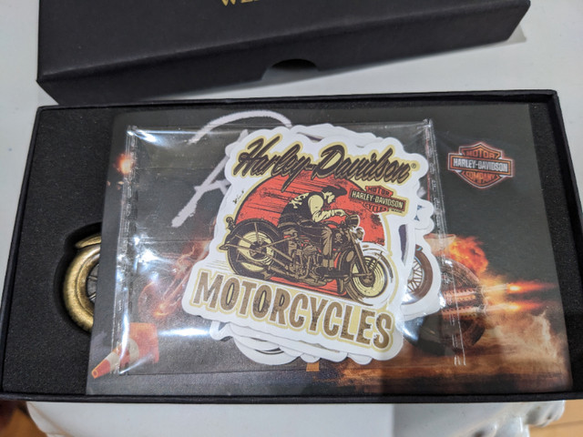 Brandnew in box Harley Davidson motorcycle bottle opener in Arts & Collectibles in City of Toronto - Image 2
