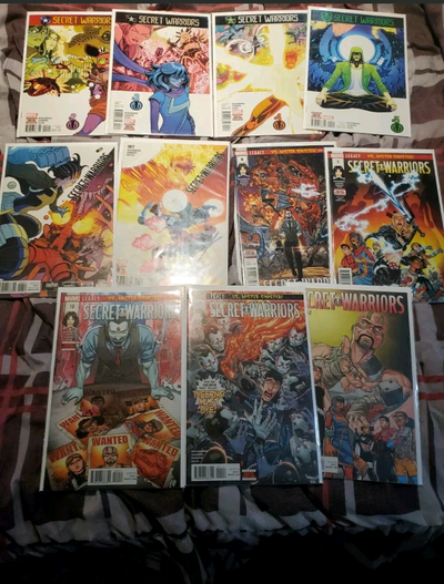 Secret warriors 2-12 2017 comic run, View more