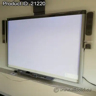 No electronics inside, board only - to be used as a whiteboard Dimensions: 78" x 51" Colour: White w...