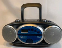 RCA Portable CD Player Boombox with Radio AM/FM Tuner MP3 