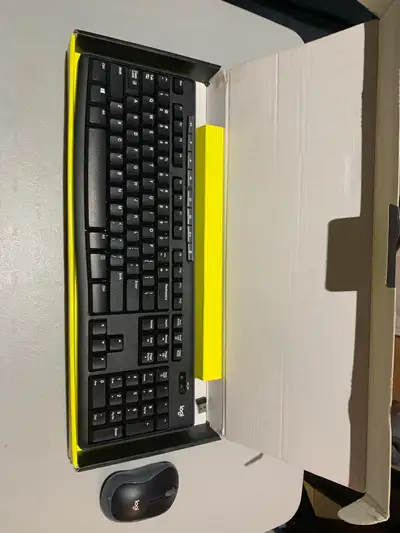 Wireless logitech keyboard and mouse, View more