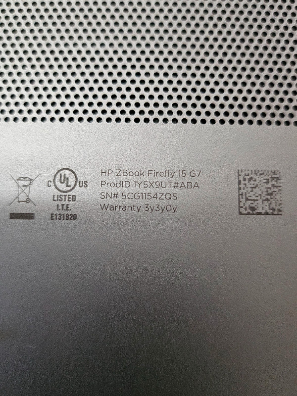HP ZBook Firefly 15 G7 Laptop in Laptops in City of Halifax - Image 3