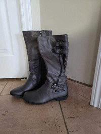 Ladies high top dress boots 