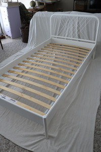 Clean White Bed Frame