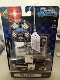 Muscle Machines ‘57 Chevy Police Car Die Cast Booth 279