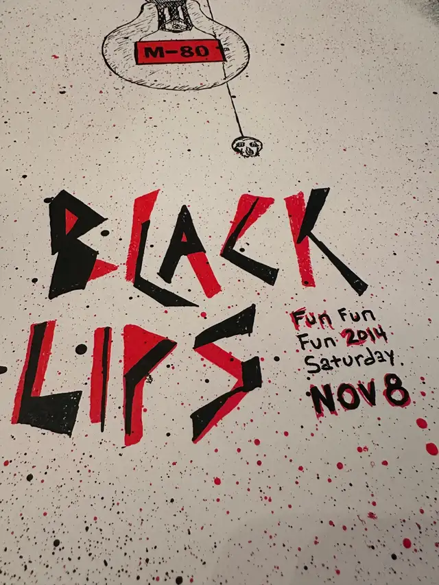 BLACK LIPS AUSTIN TEXAS GARAGE ROCK CONCERT POSTER63005666210563121