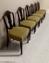 ETHAN Allen -6 DINING CHAIRS