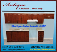 Pre-Assembled MDF Kitchen Cabinets 12 feet $949/-  SALE -